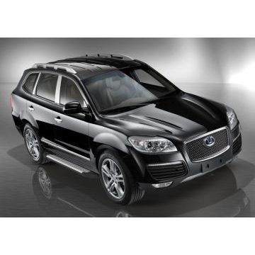 Пороги алюминиевые Rival BMW-Style для Hawtai Boliger 2014-