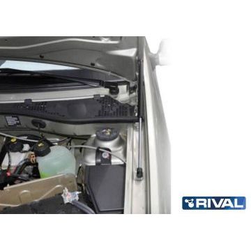 Амортизаторы капота, 2 шт. Rival для Renault Logan I / I рестайлинг 2004-2015 / 2009-2015/Lada Largus I 2012-