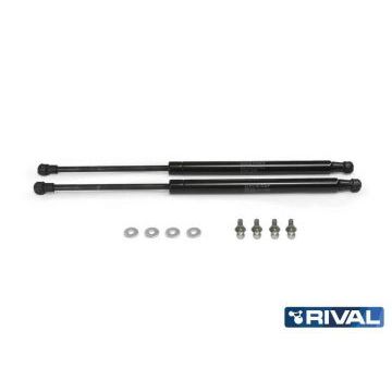 Амортизаторы капота, 2 шт. Rival для Renault Logan I / I рестайлинг 2004-2015 / 2009-2015/Lada Largus I 2012-