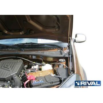 Амортизаторы капота, 2 шт. Rival для Renault Sandero StepWay I 2010-2014/Renault Sandero I 2009-2014