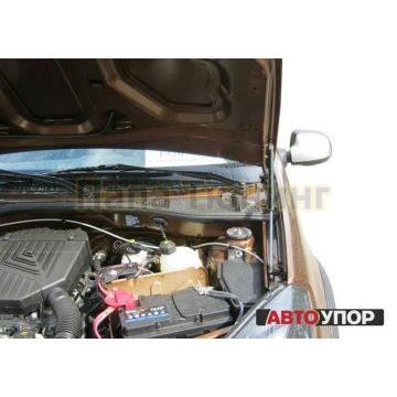 Амортизаторы капота, 2 шт. Rival для Renault Sandero StepWay I 2010-2014/Renault Sandero I 2009-2014