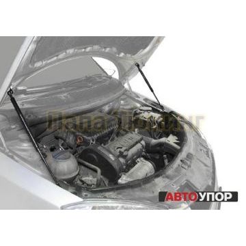Амортизаторы капота, 2 шт. Rival для Skoda Fabia II / II рестайлинг 2007-2010 / 2010-2014/Skoda Roomster I / I рестайлинг 2006-2010 / 2010-2015