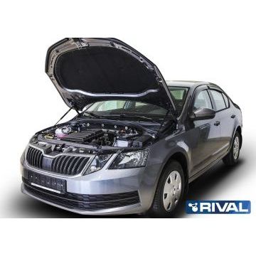 Упоры капота Rival 2 штуки для Skoda Octavia A7 2013-2020