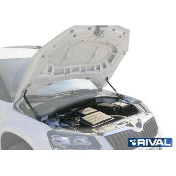 Упоры капота Rival 2 штуки для Skoda Yeti 2014-2018
