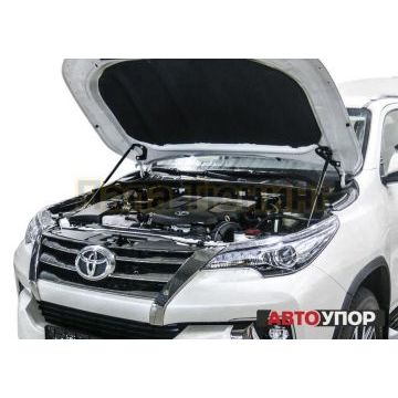 Амортизаторы капота, 2 шт. Rival для Toyota Hilux VIII / VIII рестайлинг 2015-2018 /2018-/Toyota Fortuner II 2015-
