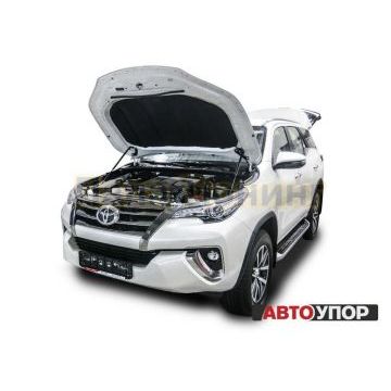 Амортизаторы капота, 2 шт. Rival для Toyota Hilux VIII / VIII рестайлинг 2015-2018 /2018-/Toyota Fortuner II 2015-