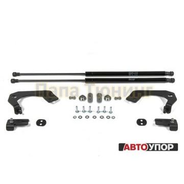 Амортизаторы капота, 2 шт. Rival для Toyota Hilux VIII / VIII рестайлинг 2015-2018 /2018-/Toyota Fortuner II 2015-