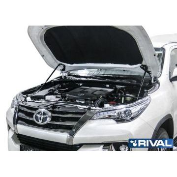 Амортизаторы капота, 2 шт. Rival для Toyota Hilux VIII / VIII рестайлинг 2015-2018 /2018-/Toyota Fortuner II 2015-