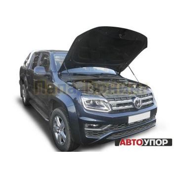 Амортизаторы капота, 2 шт. Rival для Volkswagen Amarok  I рестайлинг V-3,0 2016-/Volkswagen Amarok  I рестайлинг V-2,0 05.2017-
