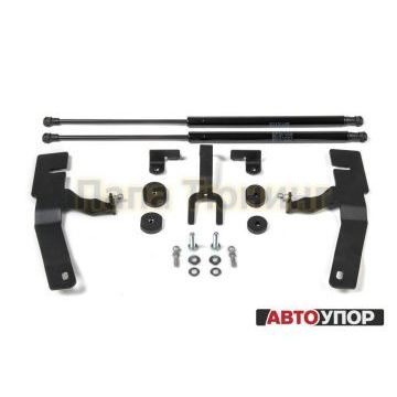 Амортизаторы капота, 2 шт. Rival для Volkswagen Amarok  I рестайлинг V-3,0 2016-/Volkswagen Amarok  I рестайлинг V-2,0 05.2017-