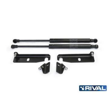 Амортизаторы капота, 2 шт. Rival для Lada Kalina II 2013-2018/Lada Granta I 2011-2018