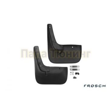 Брызговики передние 2 штуки (установка с подкрылком) Frosch для Fiat Ducato 2000-2012