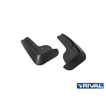 Брызговики Rival передние 2 штуки для Mitsubishi Outlander 2015-