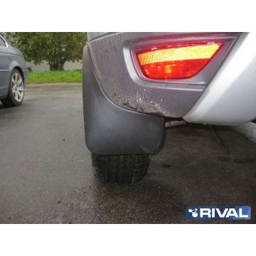 Брызговики Rival задние 2 штуки для Renault Duster 2015-