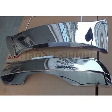 Комплект накладок переднего и заднего бамперов хромированные OEM Tuning для BMW X5 2013-2018