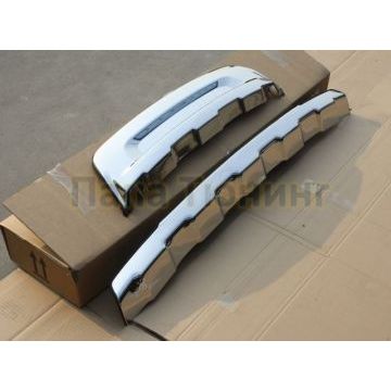 Комплект накладок переднего и заднего бамперов OEM Tuning для Ford Explorer 2011-2015