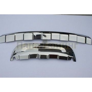 Комплект накладок переднего и заднего бамперов OEM Tuning для Ford Explorer 2011-2015