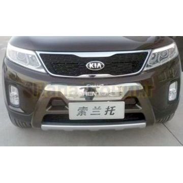 Декоративная накладка переднего бампера OEM Tuning для Kia Sorento 2012-2020