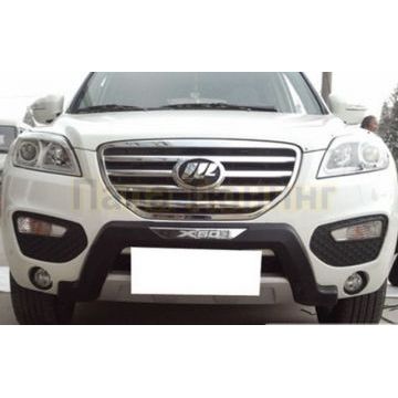 Декоративная накладка на передний бампер OEM Tuning для Lifan X-60 2011-2016
