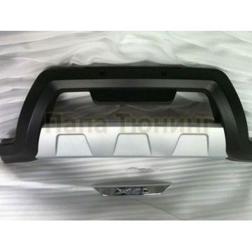 Декоративная накладка на передний бампер OEM Tuning для Lifan X-60 2011-2016