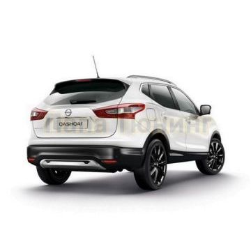 Декоративная накладка заднего бампера OEM Tuning для Nissan Qashqai 2014-2019