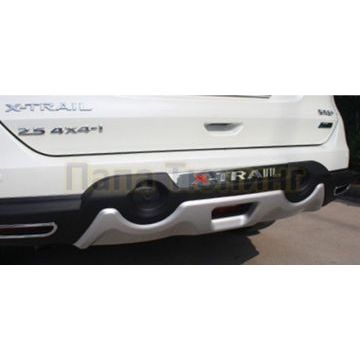 Декоративная накладка заднего бампера OEM Tuning для Nissan X-Trail 2015-