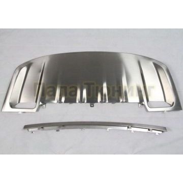 Комплект накладок переднего и заднего бамперов OEM Tuning для Porsche Cayenne 2014-2018