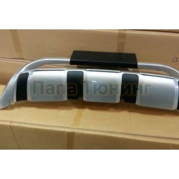 Комплект накладок переднего и заднего бамперов OEM Tuning для Volvo XC60 2014-2017