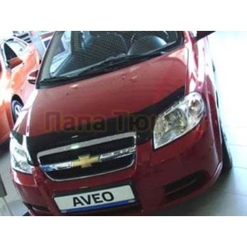 Дефлектор капота SIM для хетчбека для Chevrolet Aveo 2006-2012