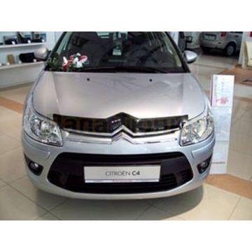 Дефлектор капота SIM для хетчбека 3 и 5 дверей для Citroen C4 2008-2010