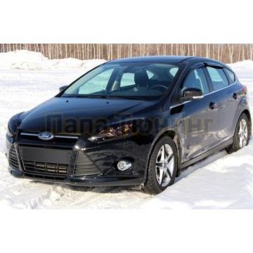Дефлекторы боковых окон SIM 5 штук для седана и хетчбека для Ford Focus 3 2011-