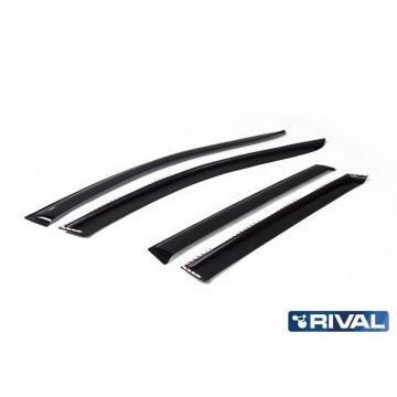Дефлекторы окон Rival акрил 4 штуки для Honda CR-V 2017-