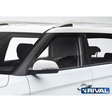 Дефлекторы окон Rival акрил 4 штуки для Hyundai Creta 2016-