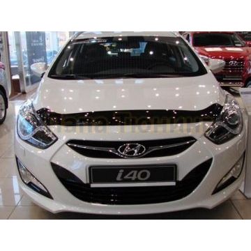 Дефлектор капота SIM для Hyundai i40 2011- Дефлектор капота SIM для Hyundai i40 2011-