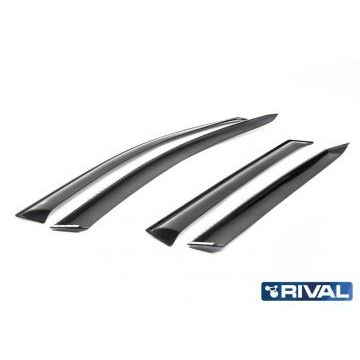 Дефлекторы окон Rival акрил 4 штуки для Hyundai Tucson 2015-