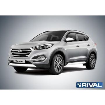 Дефлекторы окон Rival акрил 4 штуки для Hyundai Tucson 2015-