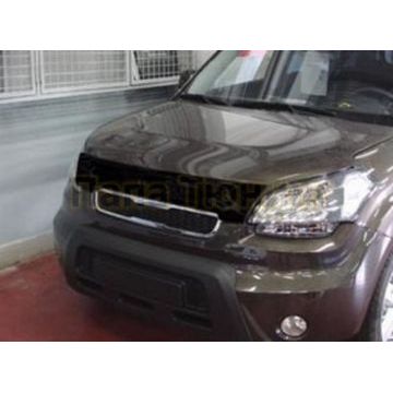 Дефлектор капота SIM для Kia Soul 2008-2011 Дефлектор капота SIM для Kia Soul 2008-2011