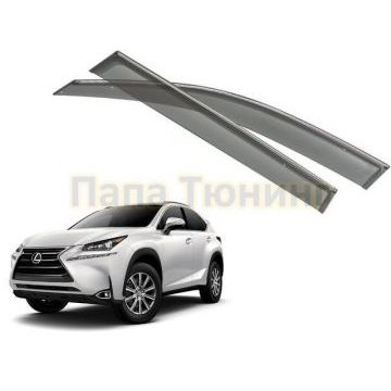 Дефлекторы окон с логотипом OEM Tuning для Lexus NX 2014-