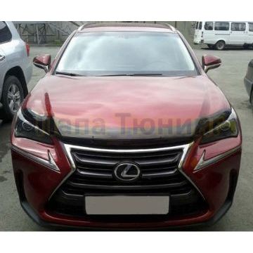 Дефлектор капота темный SIM для Lexus NX-200/200t/300h 2014-2017