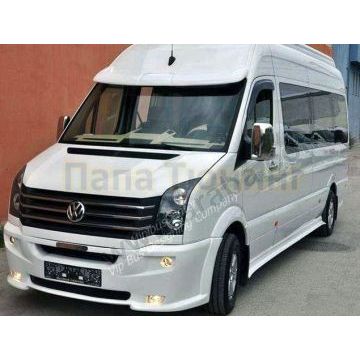 Дефлектор лобового стекла с установкой на герметик под покраску Omsa_Line для Mercedes-Benz Sprinter W906 2006-