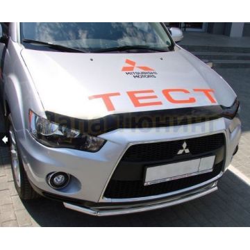 Дефлектор капота SIM длинный для Mitsubishi ASX/RVR 2010-