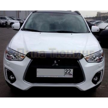 Дефлектор капота SIM короткий для Mitsubishi ASX 2013-2016