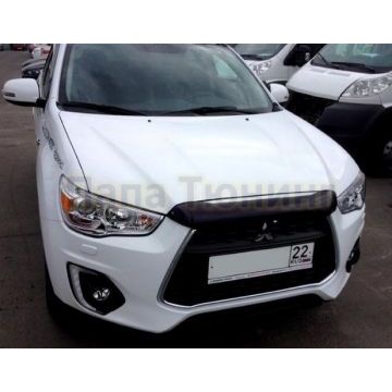 Дефлектор капота SIM короткий для Mitsubishi ASX 2013-2016