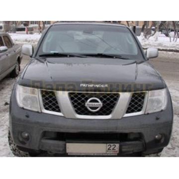 Дефлектор капота SIM для Nissan Pathfinder/Navara 2004-2010 Дефлектор капота SIM для Nissan Pathfinder/Navara 2004-2010