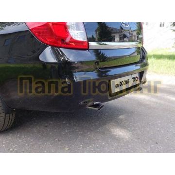 Декоративный глушитель 75-42 мм ТСС для Datsun on-DO 2014- Декоративный глушитель 75-42 мм ТСС для Datsun on-DO 2014-