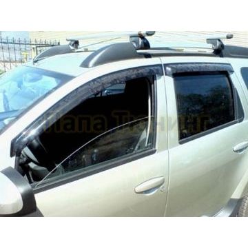 Дефлекторы боковых окон SIM 4 штуки для Renault Duster/Nissan Terrano 2011-