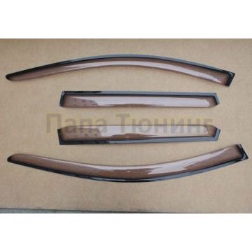 Дефлекторы окон дымчатые OEM Tuning для  2014-