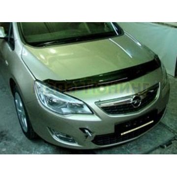 Дефлектор капота SIM длинный для Opel Astra J 2010-
