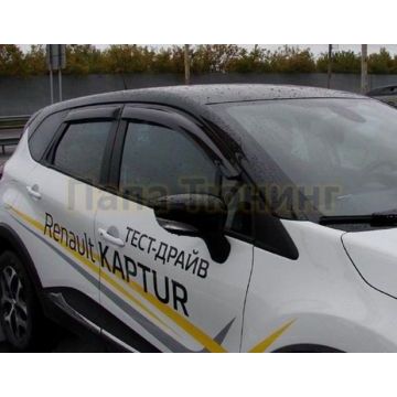Дефлекторы боковых окон SIM 4 шт. для Renault Kaptur 2016-