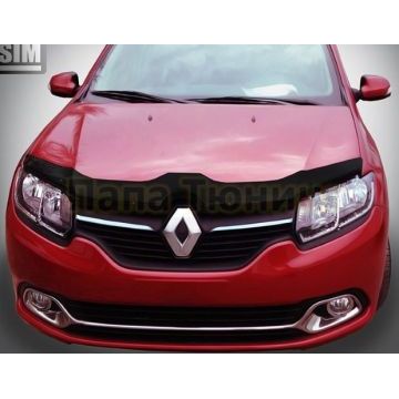 Дефлектор капота SIM для Renault Logan/Sandero 2015-